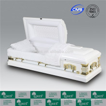 LUXES Poplar Wooden WHITE Caskets